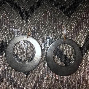 Black earrings